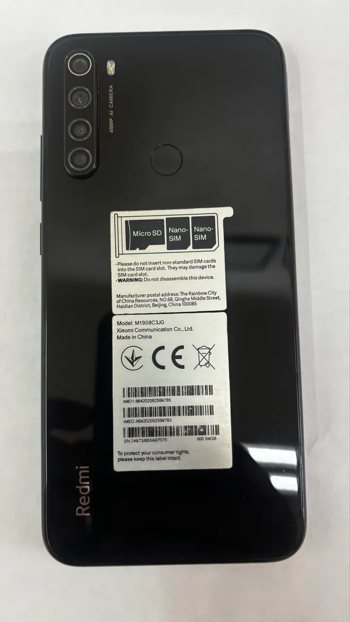 Vendo redmi note 8