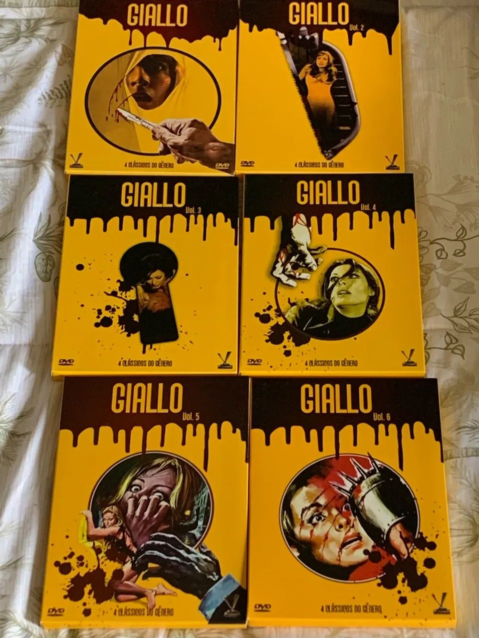 Dvd Giallo Vol.  1 ao 6 com cards - Foto 2