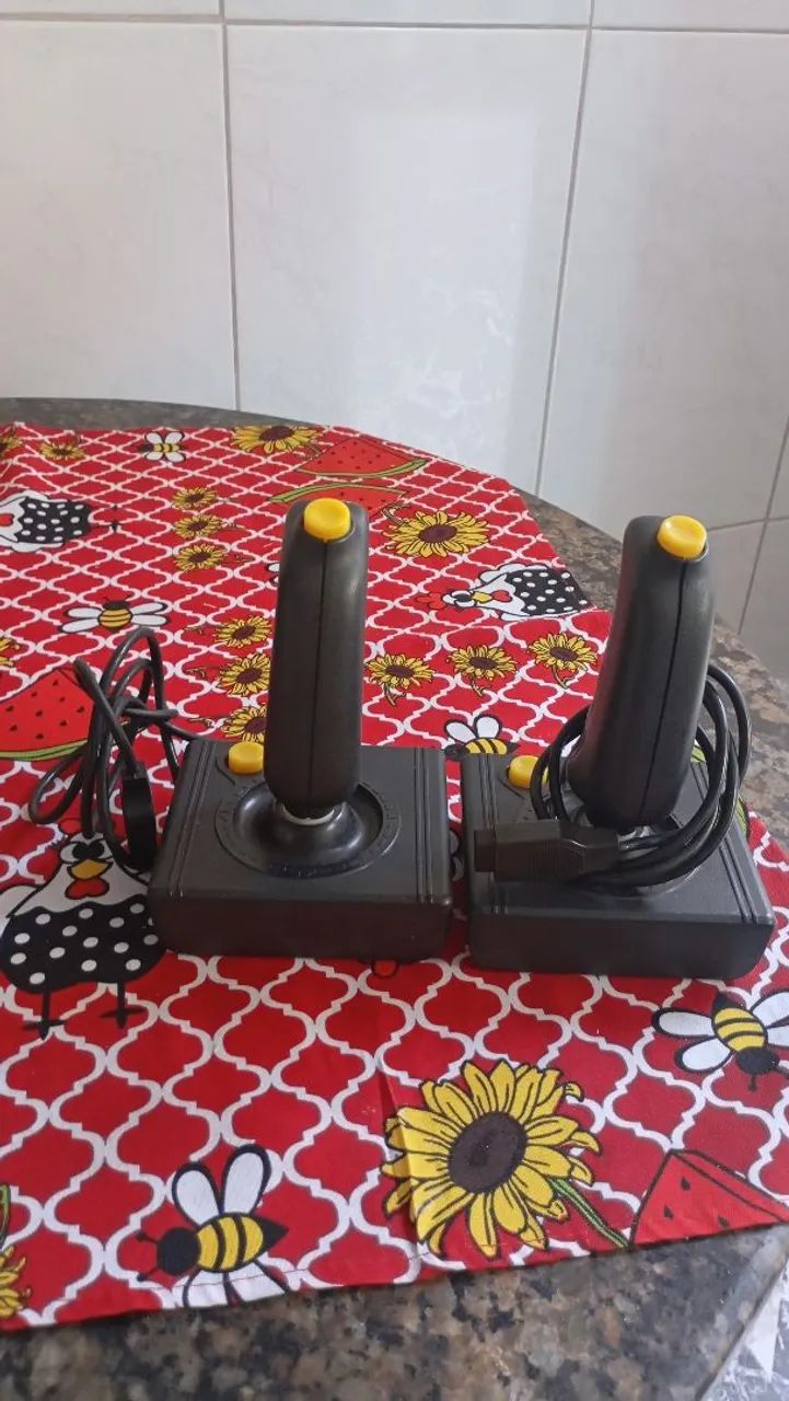 Par de controle dacta Atari original funcionando - Foto 2
