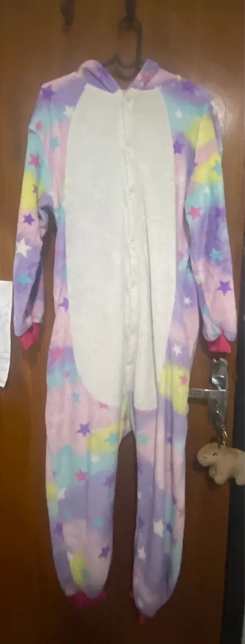 Pijama Unicórnio Usado - Foto 3