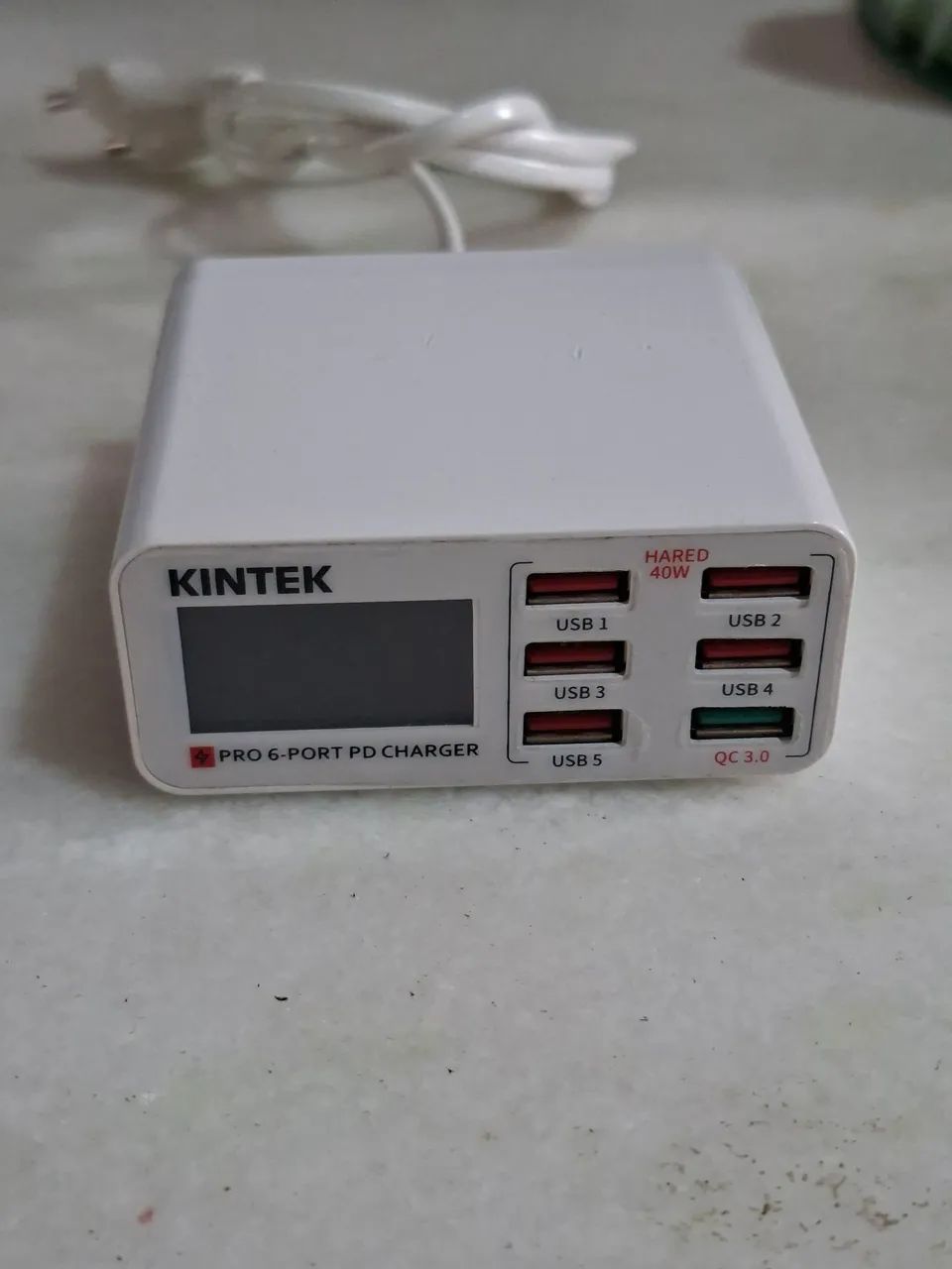 Carregador Inteligente Bancada 6 Portas 40w com USB 3.0  - Foto 4