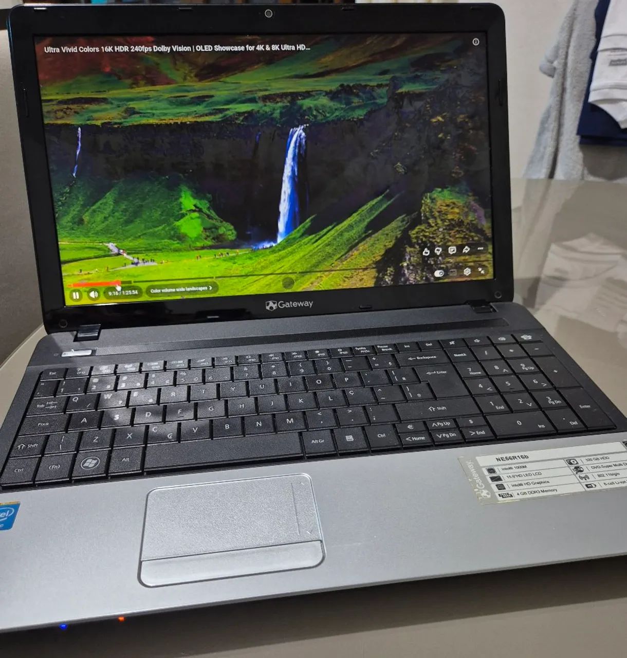 Notebook Gateway(acer) básico, formatado