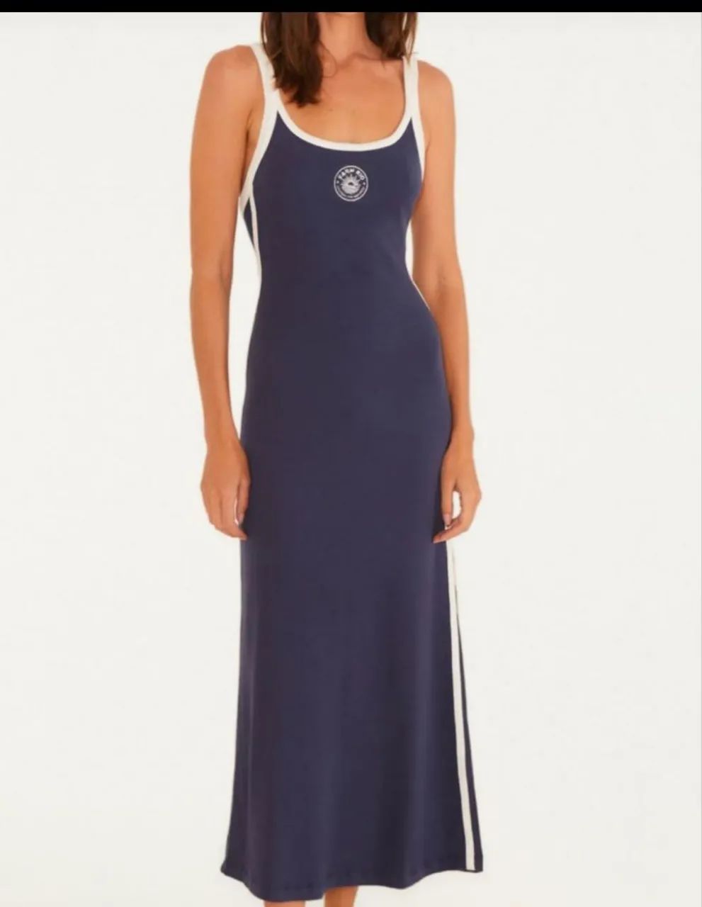 Vestido canelado da Farm 