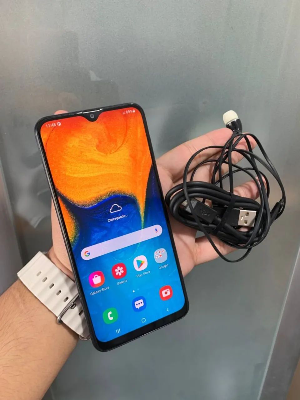Galaxy A20 Azul 32 GB - Foto 2