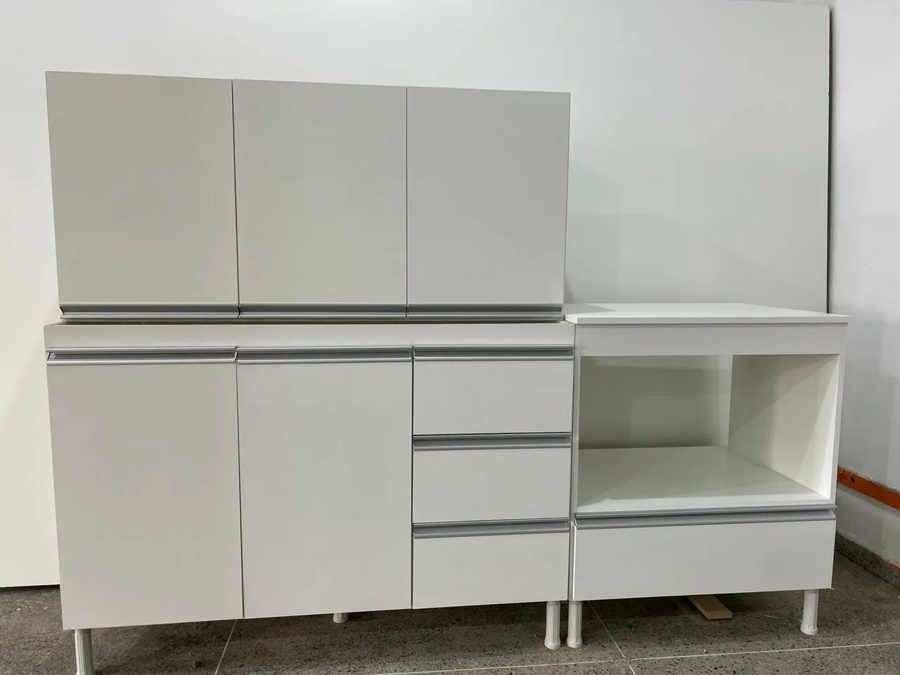 Jogo 3 pcs cozinha 100% mdf - Foto 4