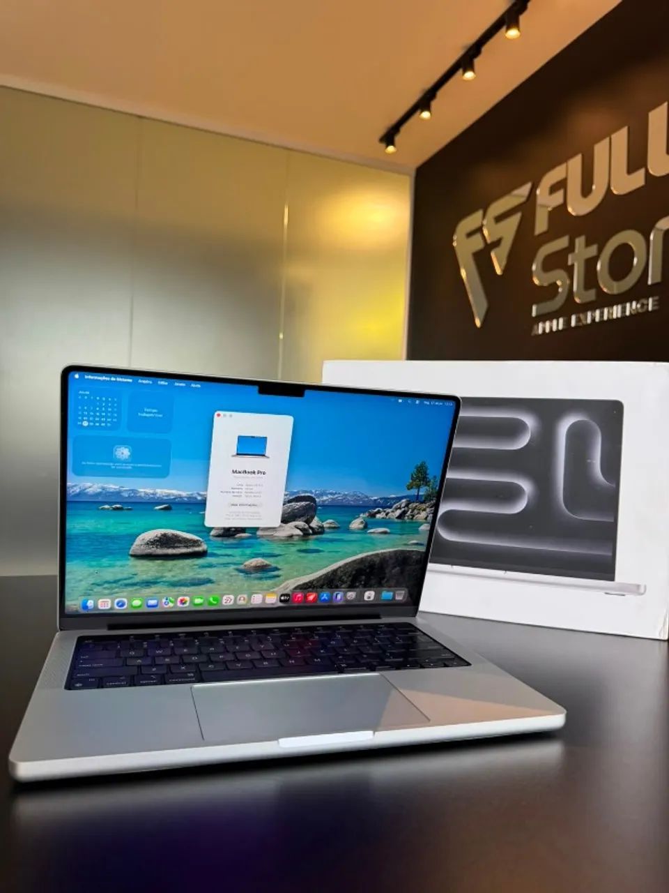 Macbook M3 PRO 18GB 512GB 14.2'' Silver 96% - Notebooks - Catolé