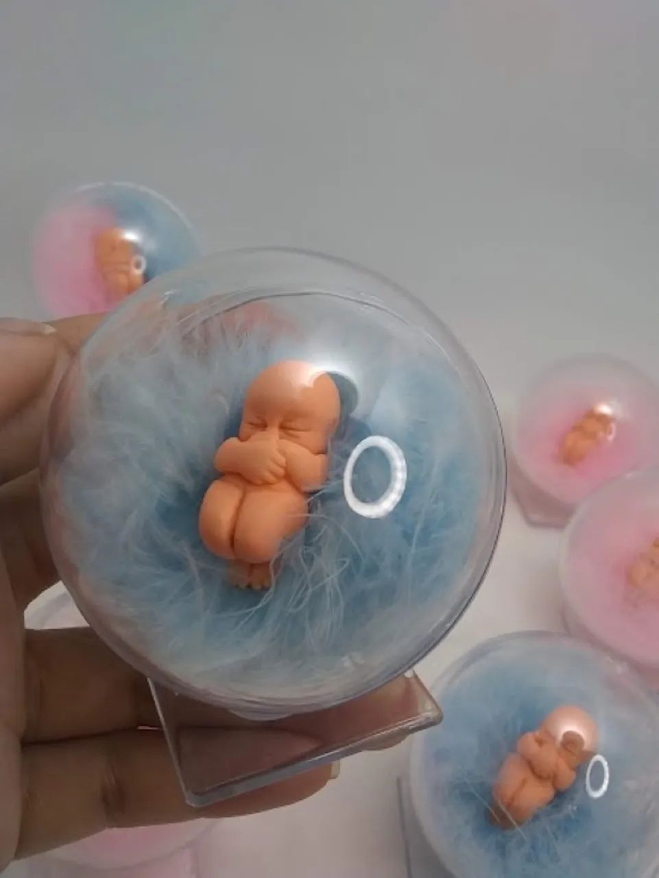 lembrancinhas padrinhos avos maternidade cha de bebe - Foto 4