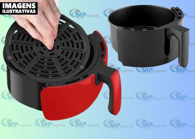 Loja MP Imports: Fritadeira sem Óleo AirFry Arno Moderna Vermelha VFRY - Foto 4