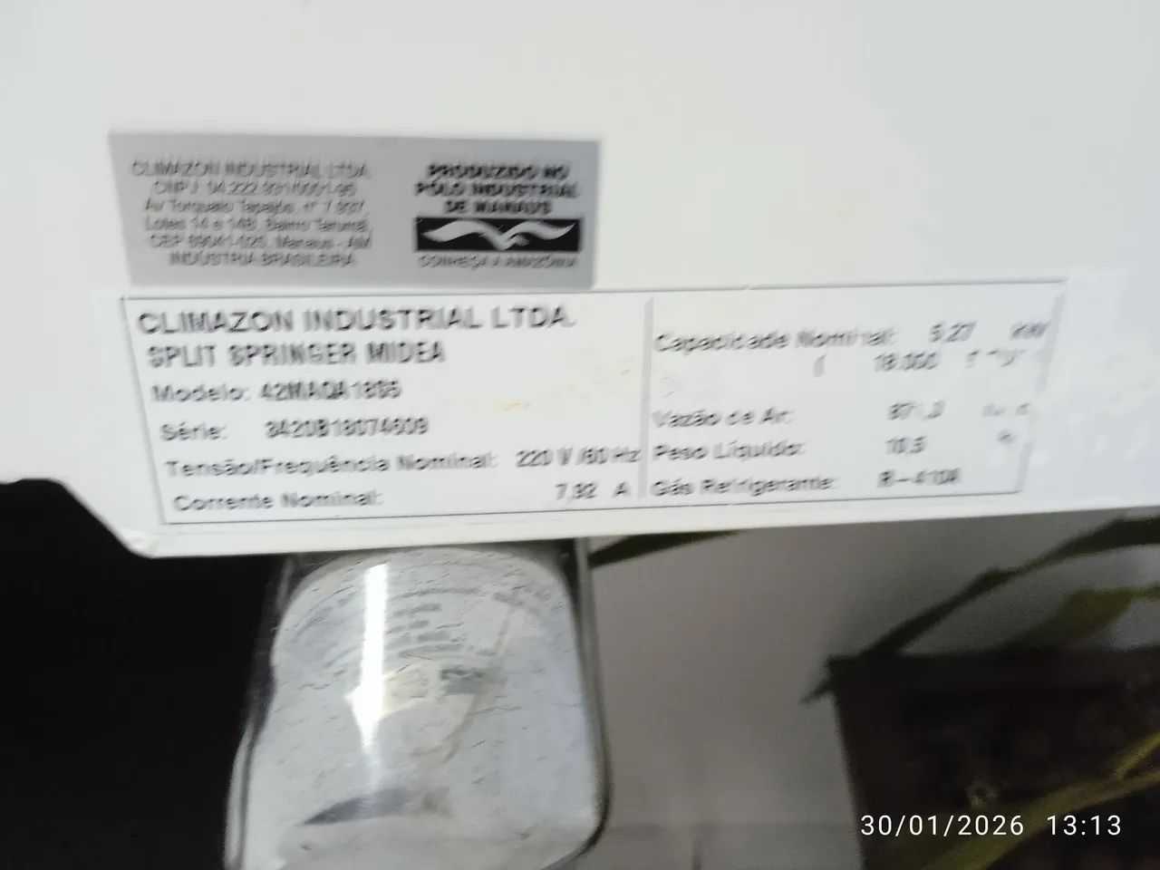 Aparelho de ar condicionado 18000 BTUs  - Foto 3