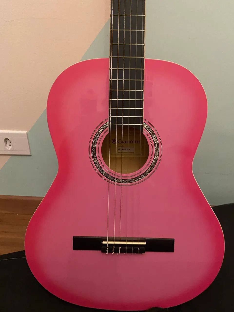 Violão Gianinni Rosa + Capa - Foto 4
