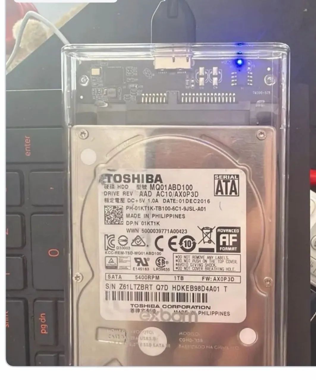 HD EXTERNO COM CASE 