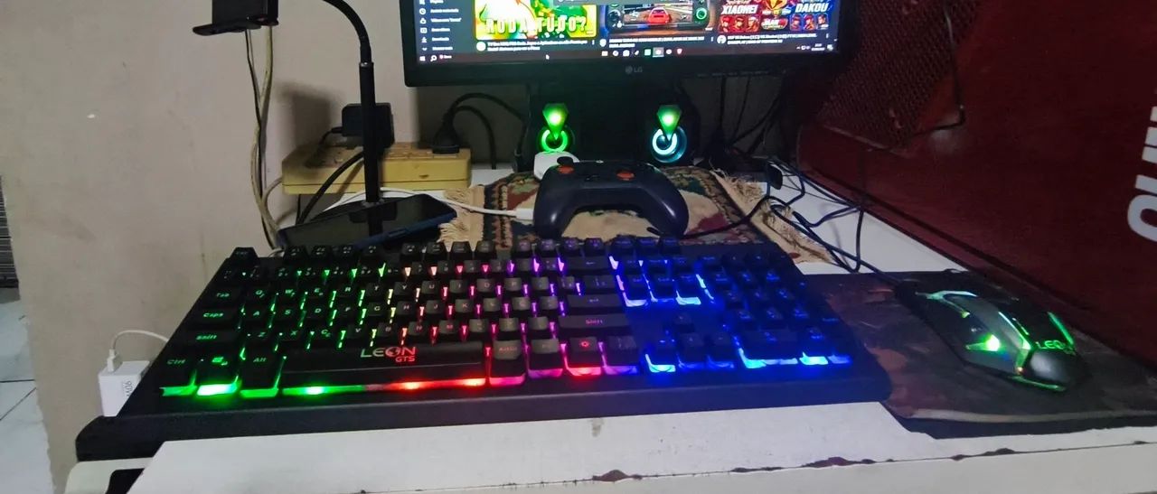 Teclado e Mouse Gamer RGB  - Foto 4