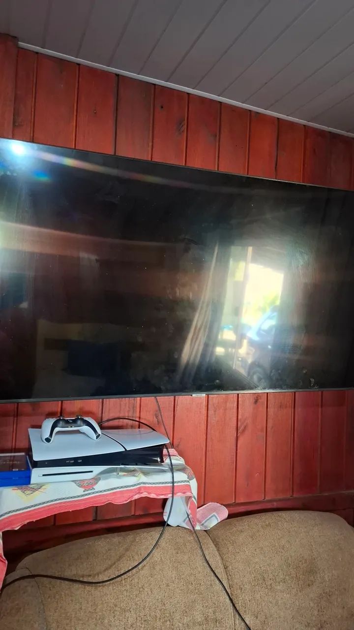 TV Samsung 55 polegadas com defeito