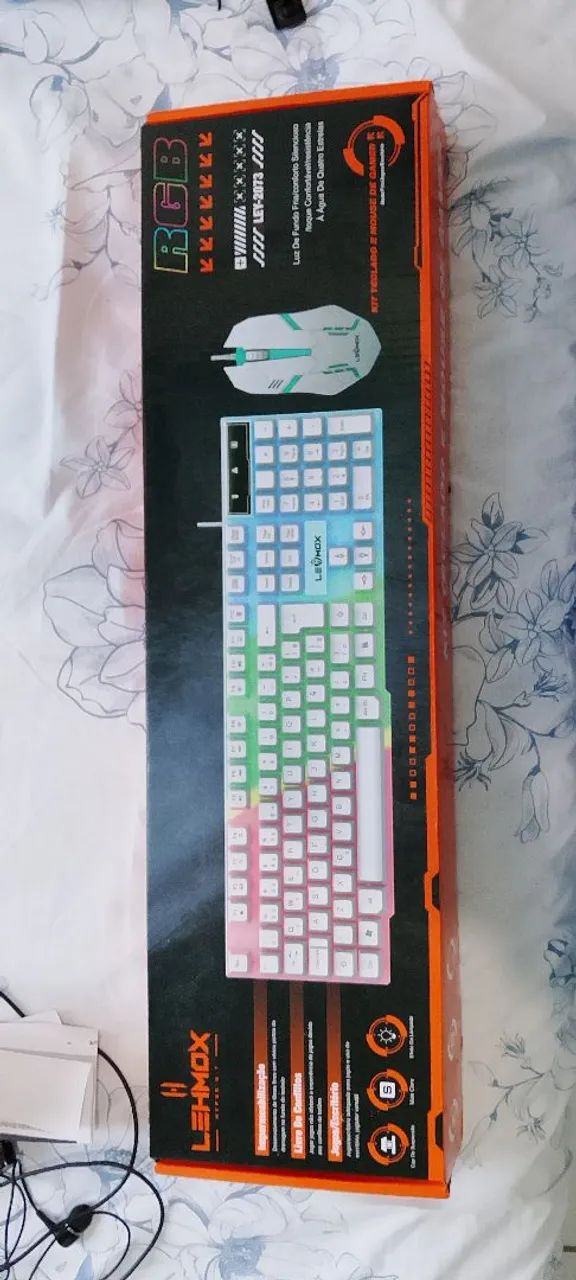 Kit Teclado e mause Gamer RGB