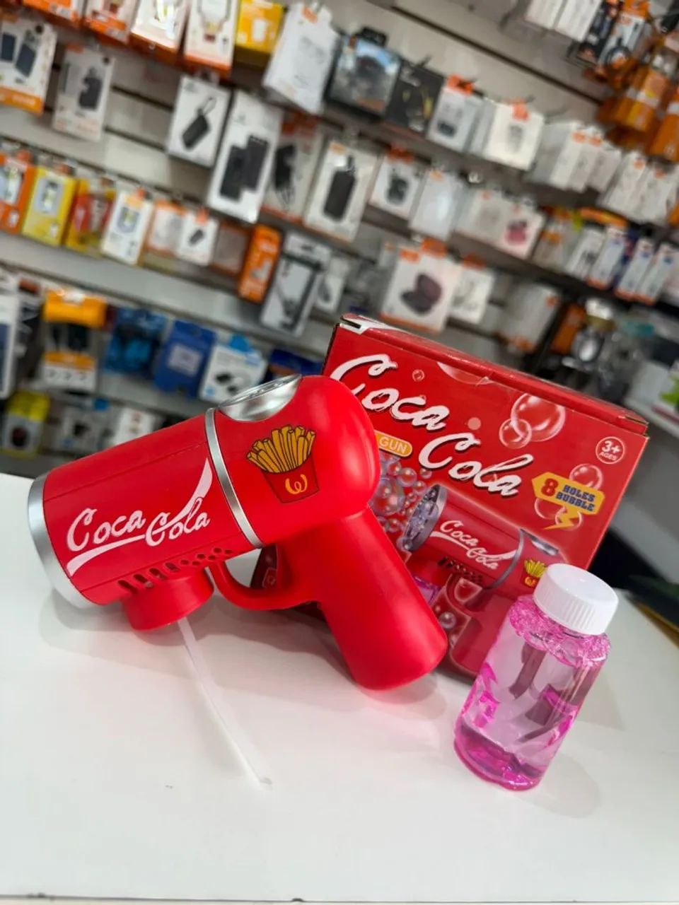 Pistola de bolhas de sabão 