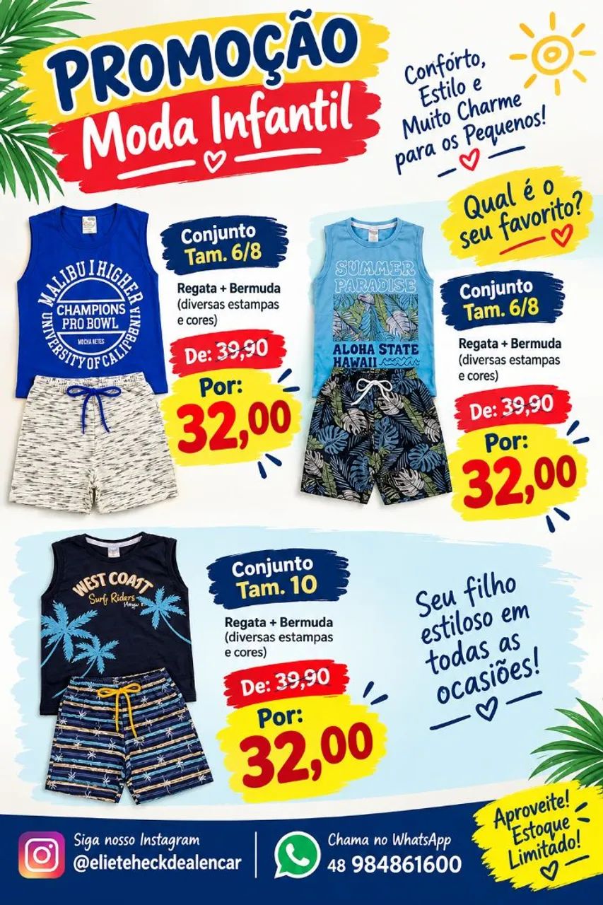 Conjuntos verão meninos  - Foto 5