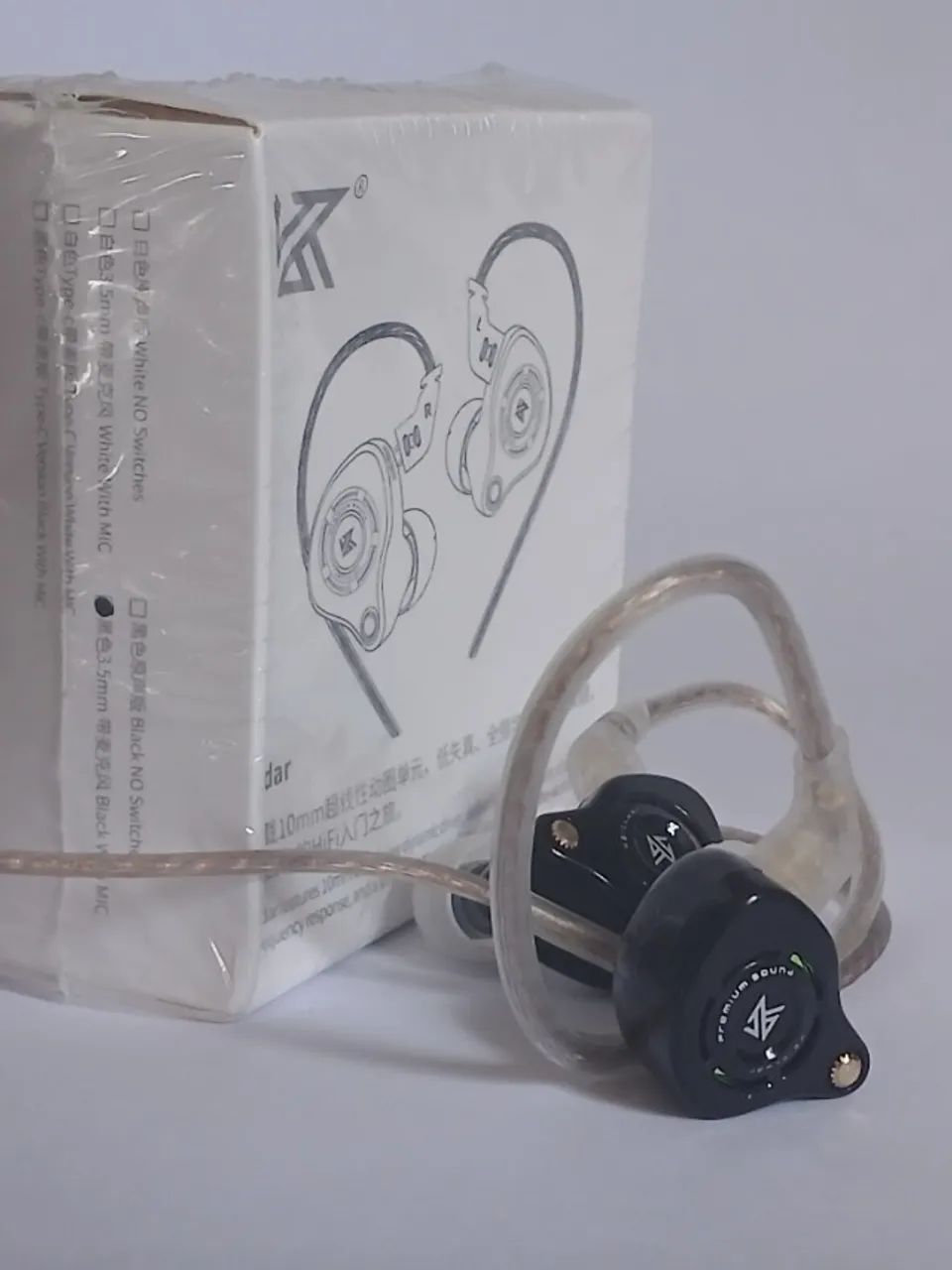 Fone KZ Eldar - Lacrado / COM MICROFONE - Foto 3