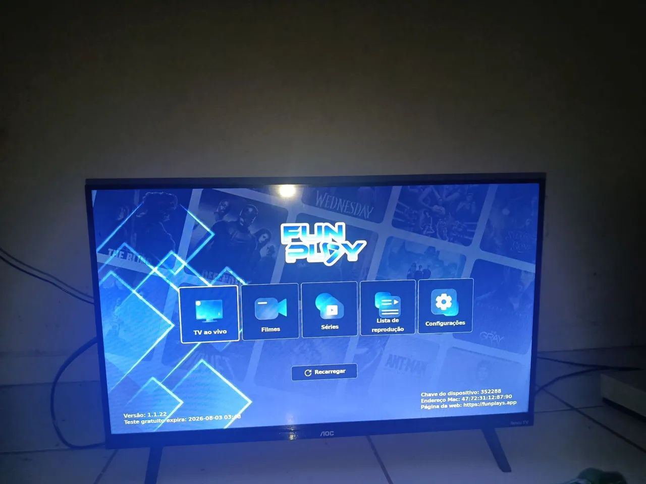 Tv AOC polegadas 32