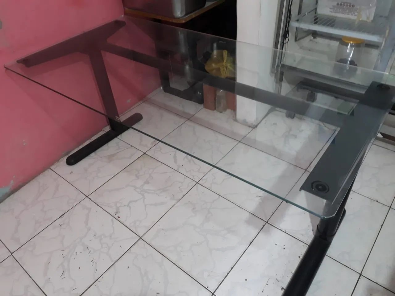 Mesa tampo de vidro  - Foto 4