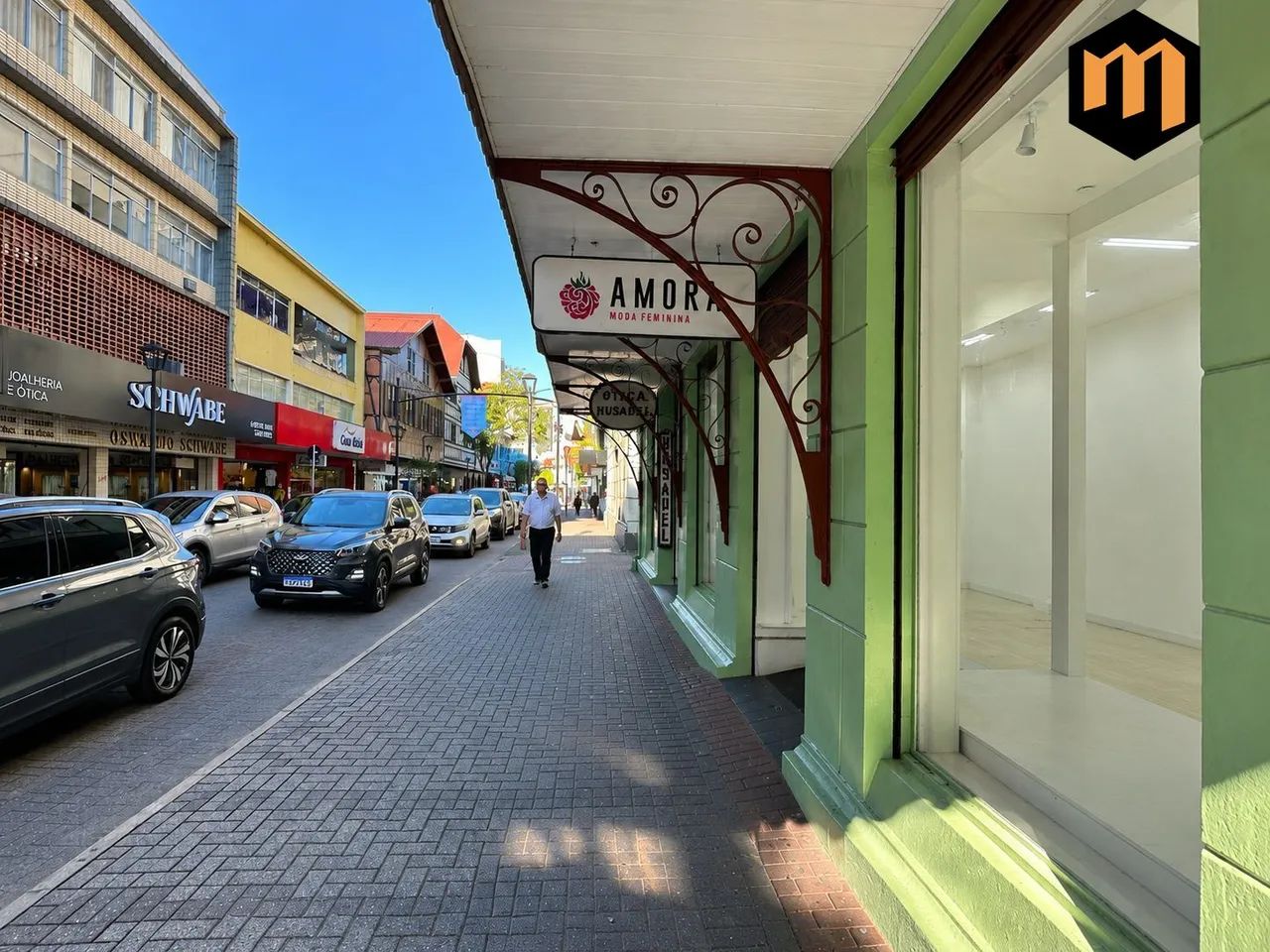 Sala Comercial no Centro de Blumenau  Rua XV de Novembro - Foto 3