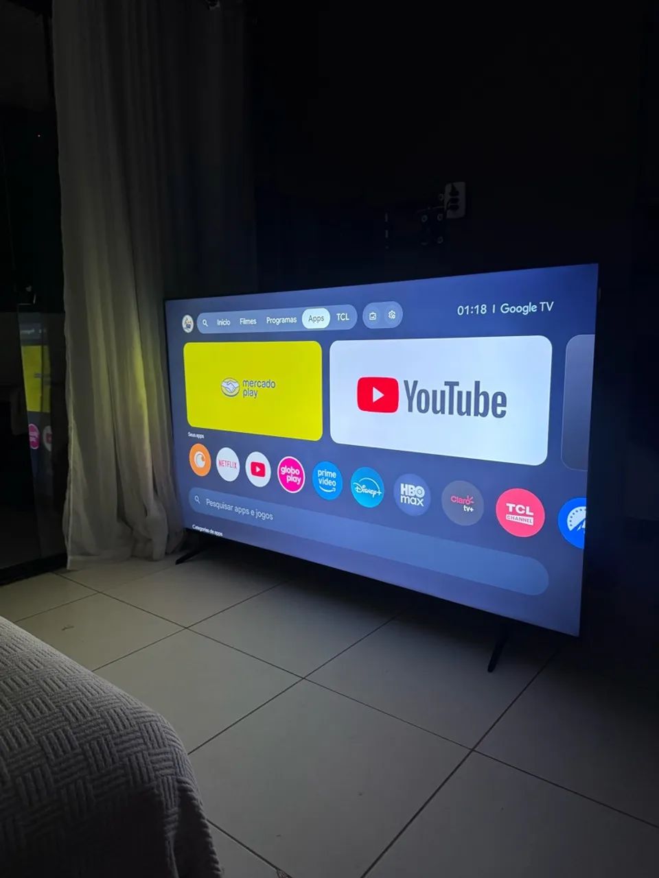 TV TCL 75 polegadas Qled 4k - Foto 2
