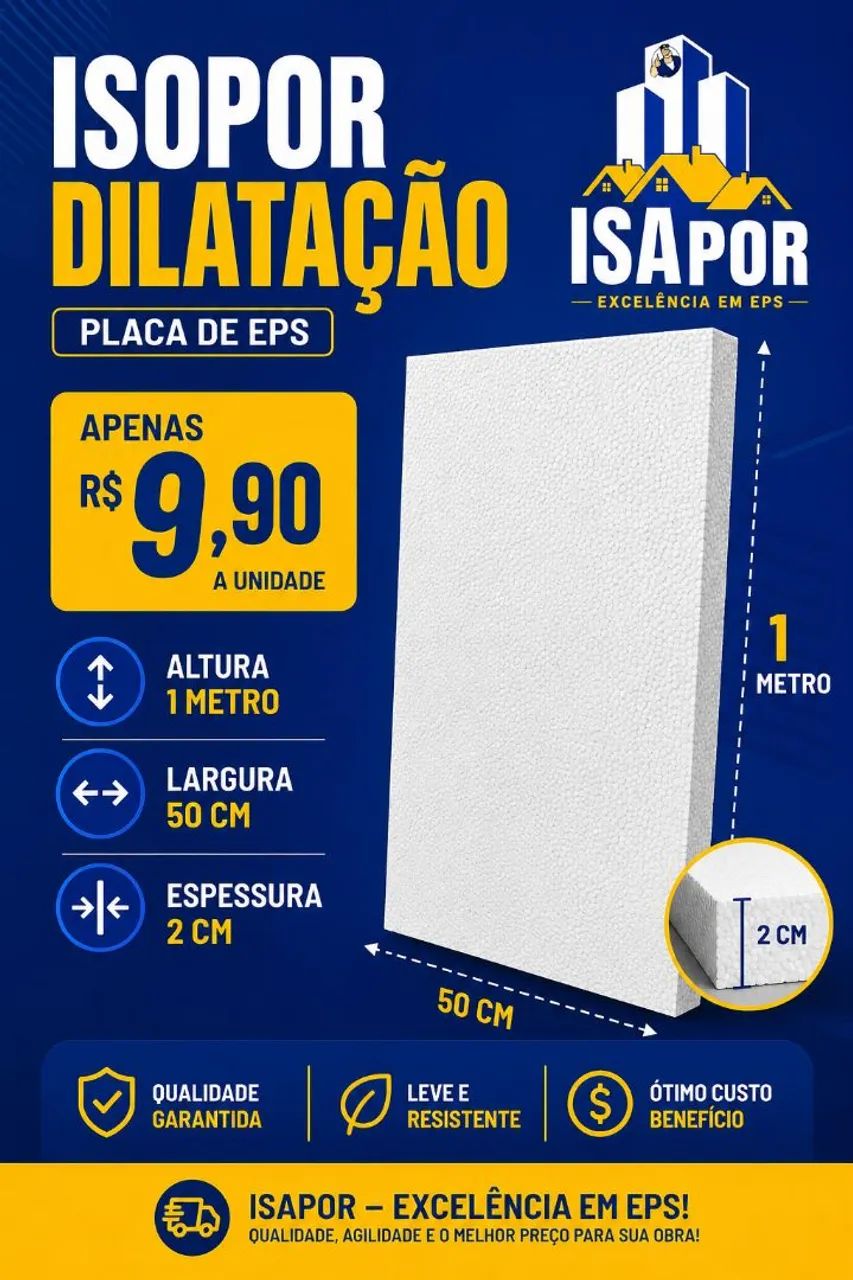 Isopor de dilatação  - Foto 3