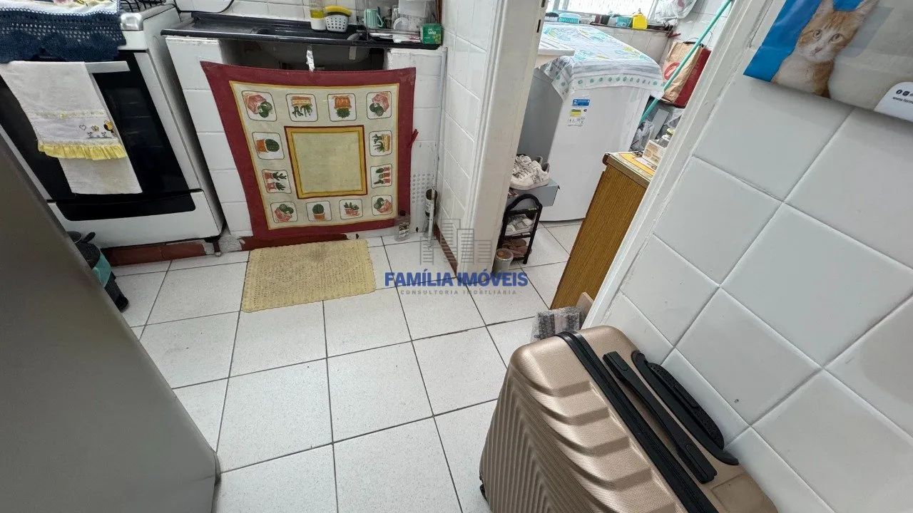 Apartamento à venda Kitnet sala living com vaga José menino Santos - Foto 11