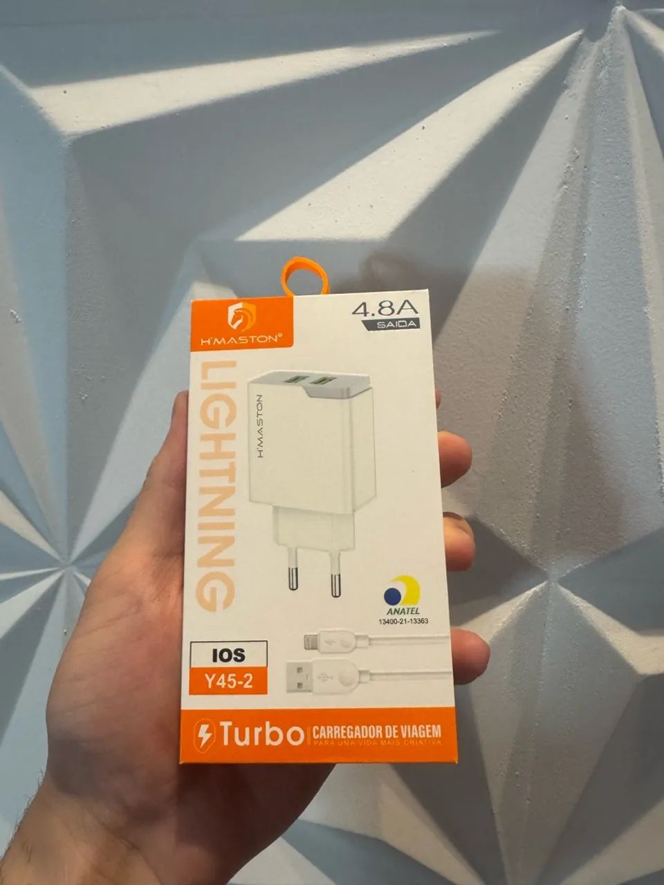 Carregador hmaston y45-2  4.8 A de saída USB Lightning  - Foto 2