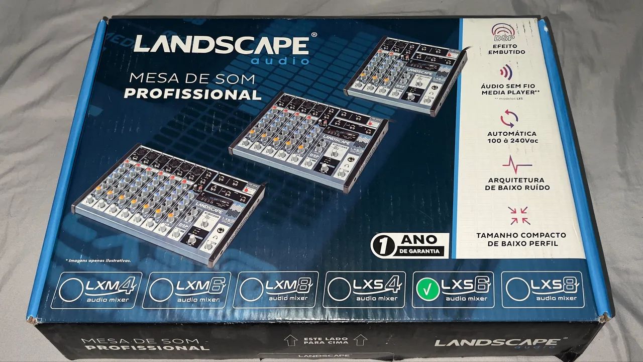 Mesa de Som 6 canais - Landscape Lsx6 - Foto 3