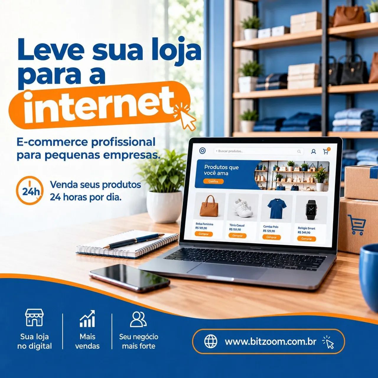 Loja virtual ( e-commerce) profissional para sua empresa | BitZOOM 