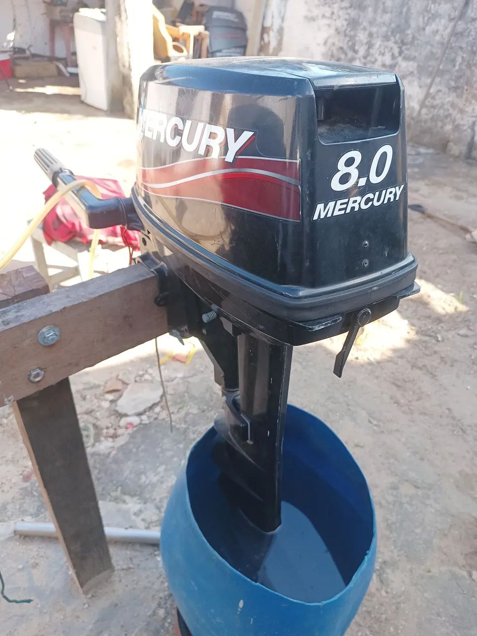 Mercury 8hp 2tempos extra longo - Foto 2