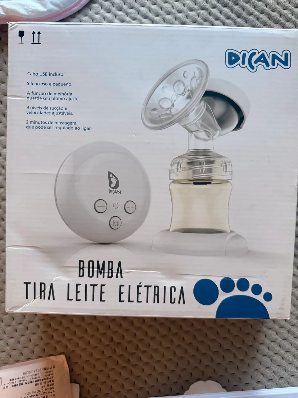Bomba tira leite elétrica 