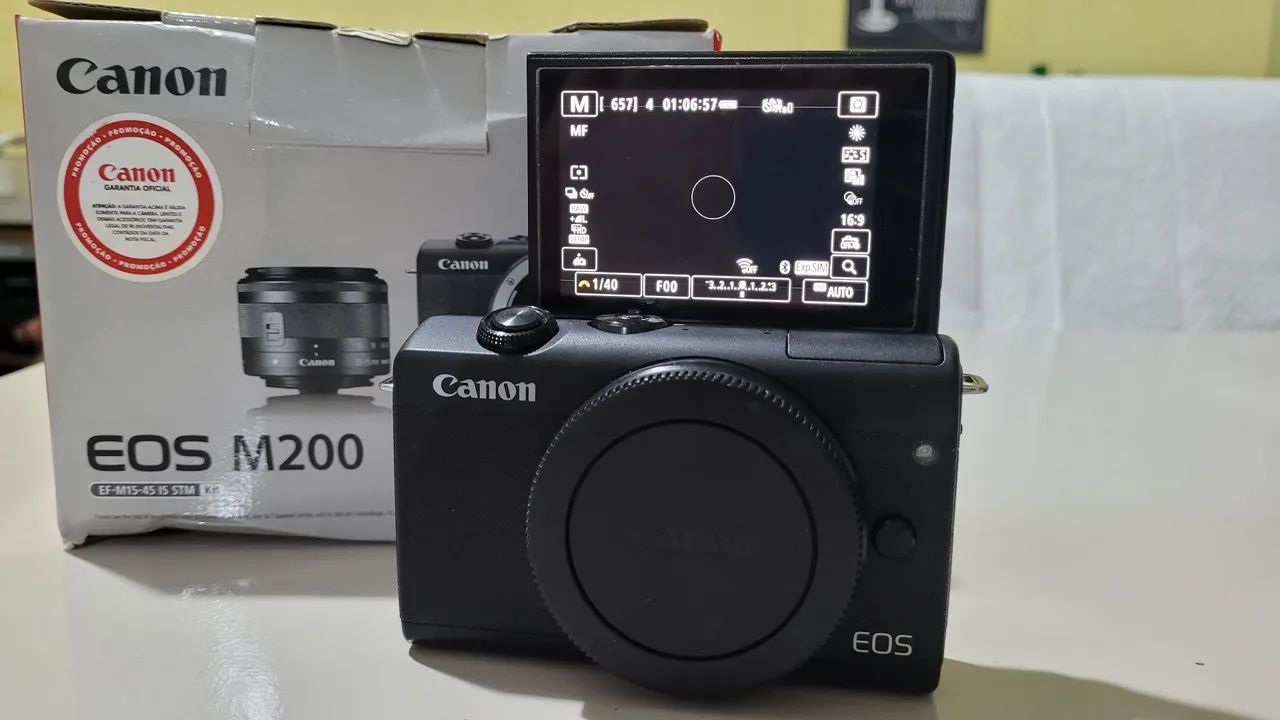 Câmera Canon EOS M200 - Foto 4