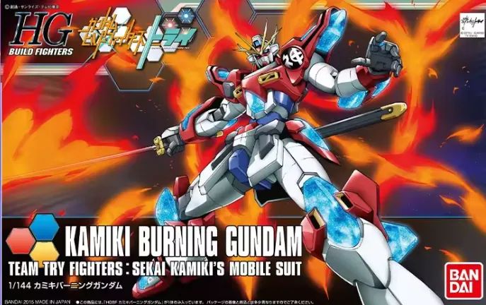 Model Kit Kamiki Burning Gundam HG