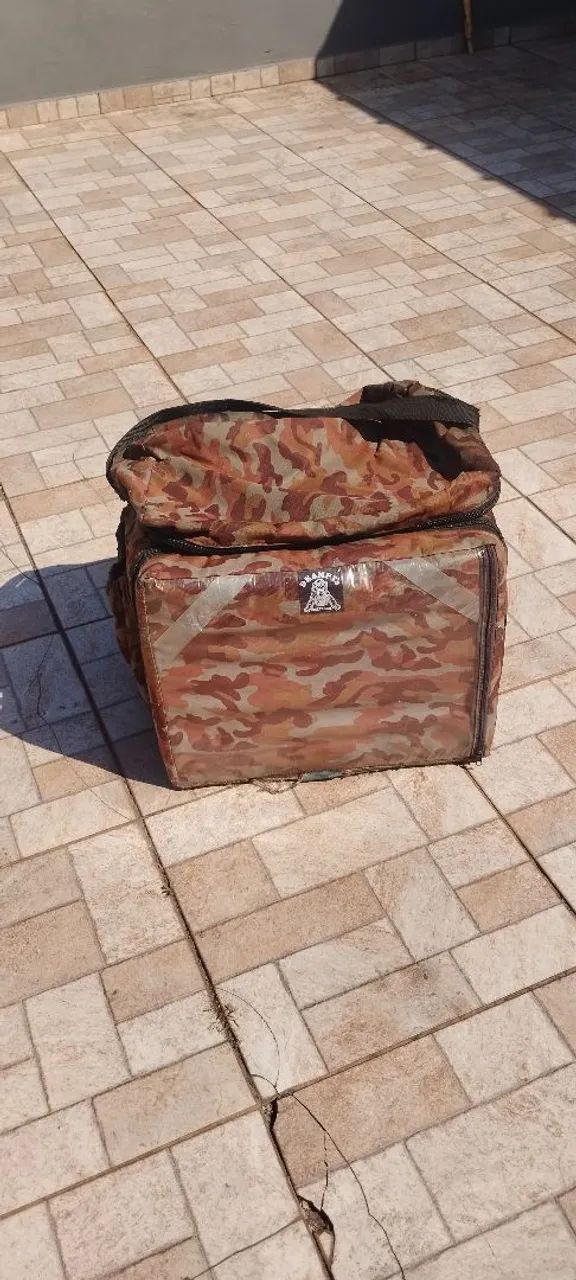 Bag entregas camuflada