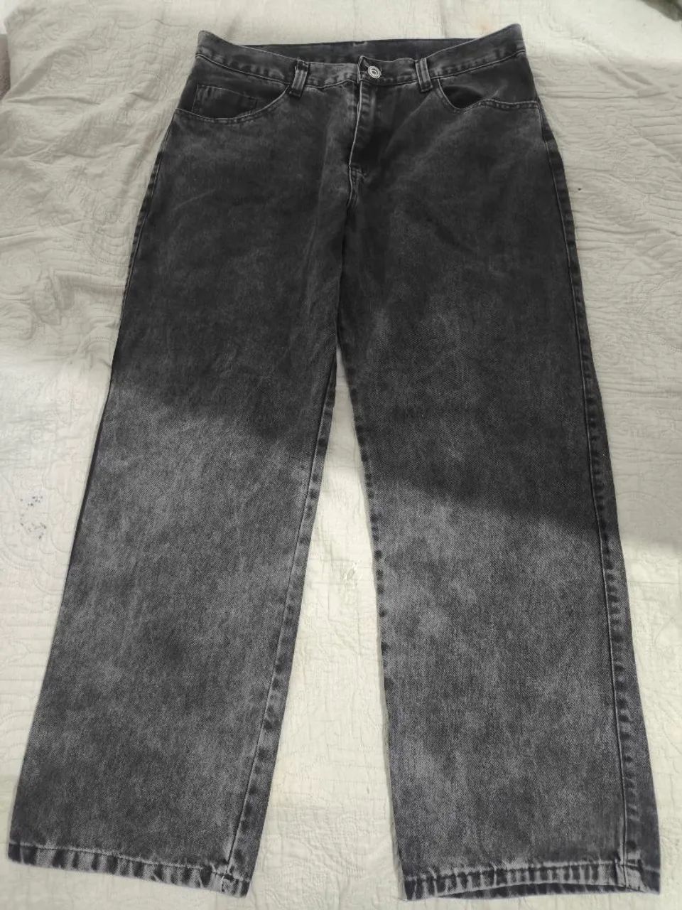 Calça baggy cor grafite - Foto 5