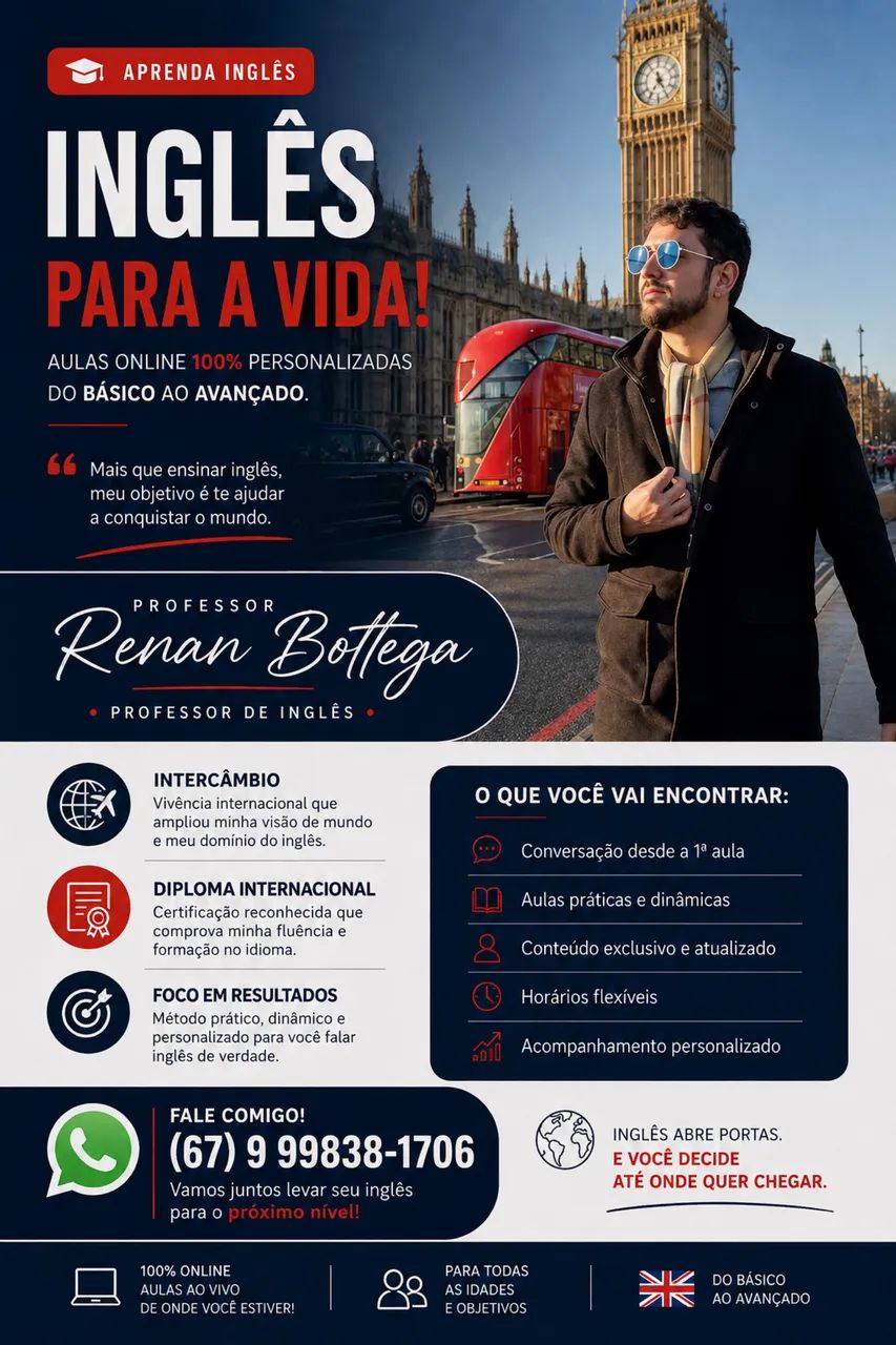 Aulas online de Ingles 