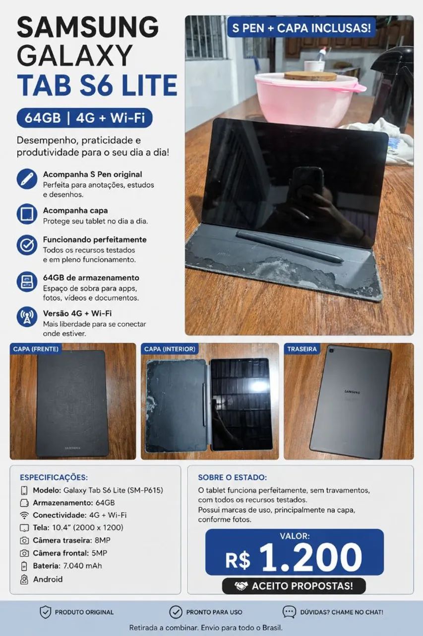 Samsung tab s6 lite