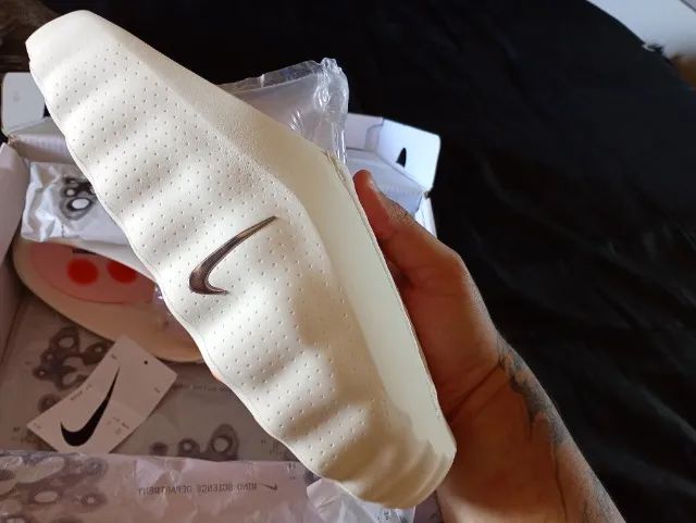 Slide Nike Mind 001 Light Bone bege original 
