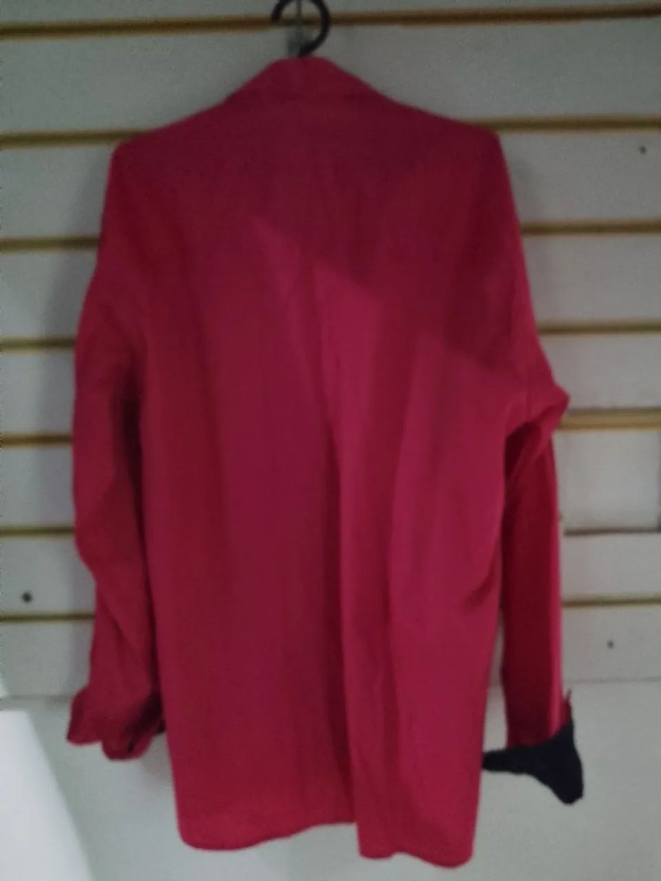 Camisa social masculina, cor rosa - Foto 2