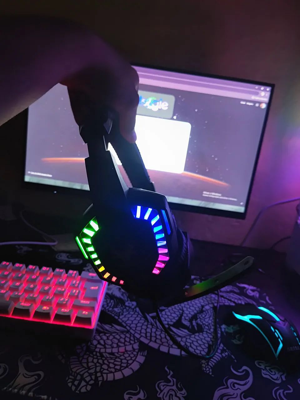 Fone gamer 