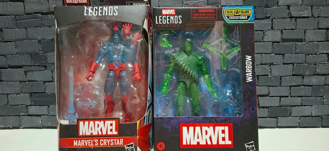 Marvel Legends Lote Crystar e Warbow Completo Com acessórios wave Void e Executor - Foto 4