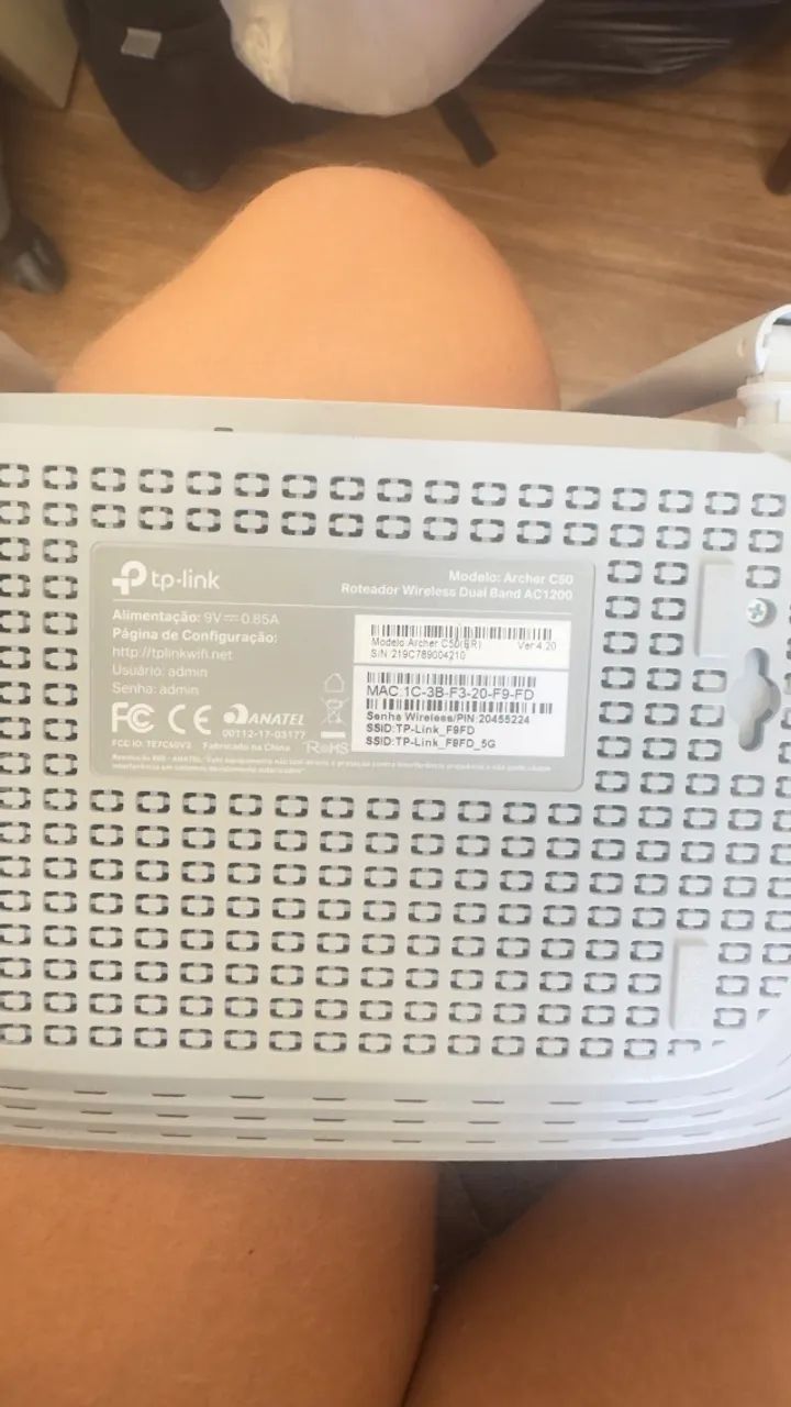 roteador tp-link archer c50 4 antenas - Foto 3