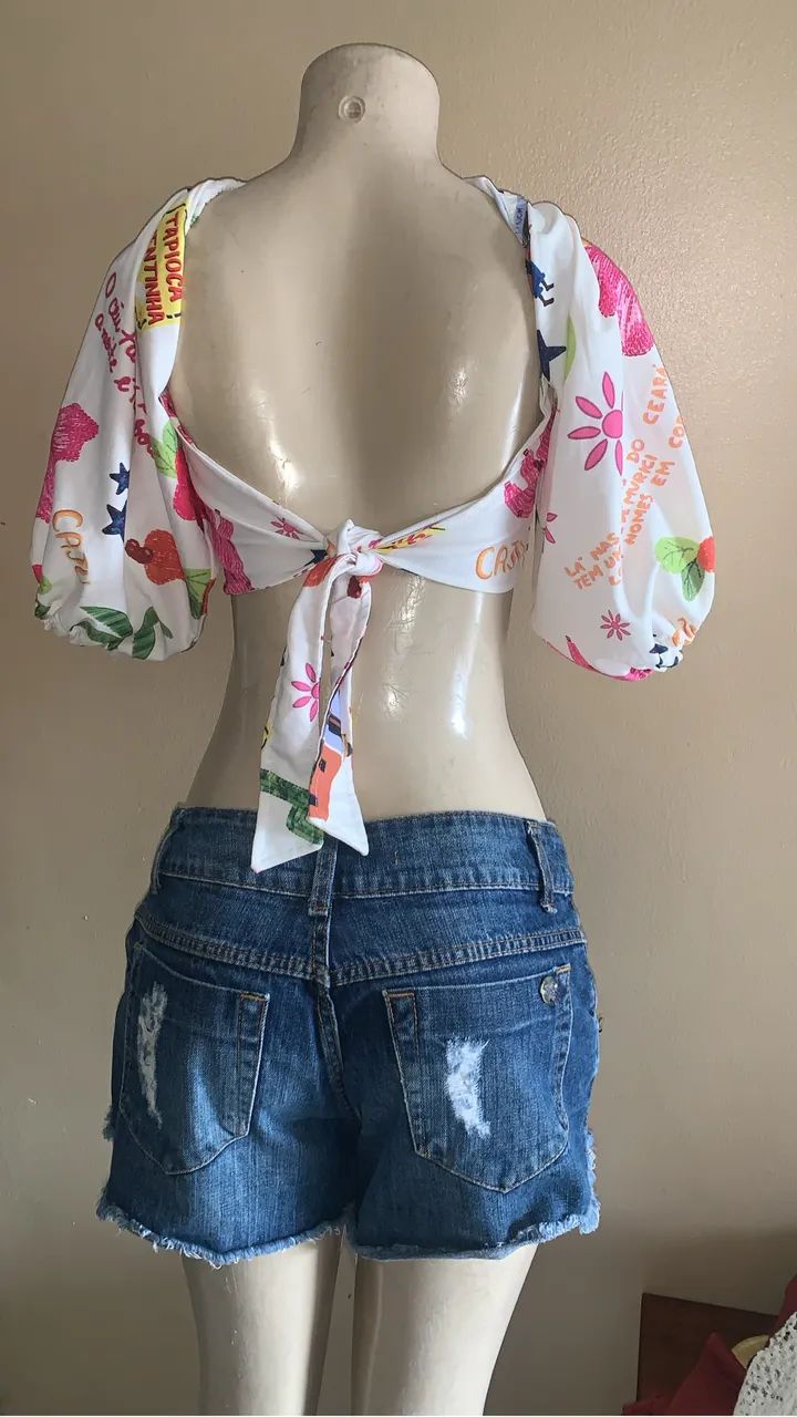 Cropped estampado  - Foto 3