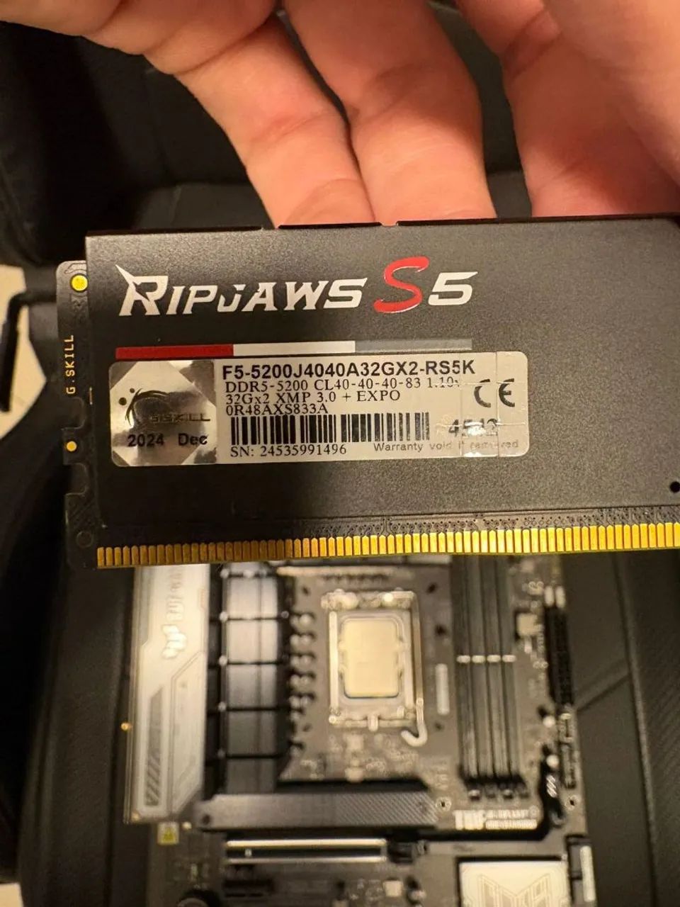 Memória Top 1 do mundo DDR5 G Skill 32gb 5200mhz - Foto 3