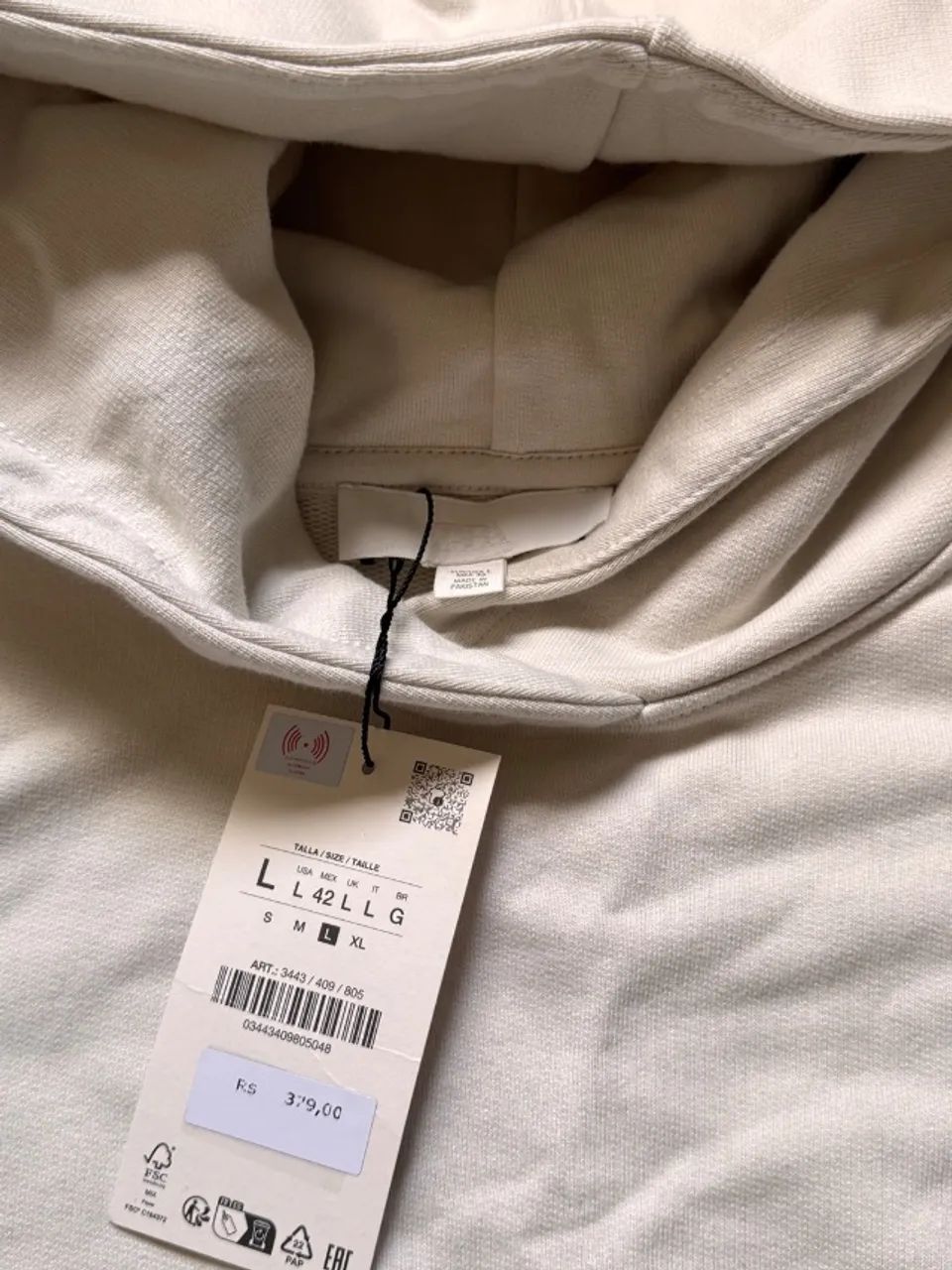 MOLETOM BOXY FIT ZARA - Foto 2