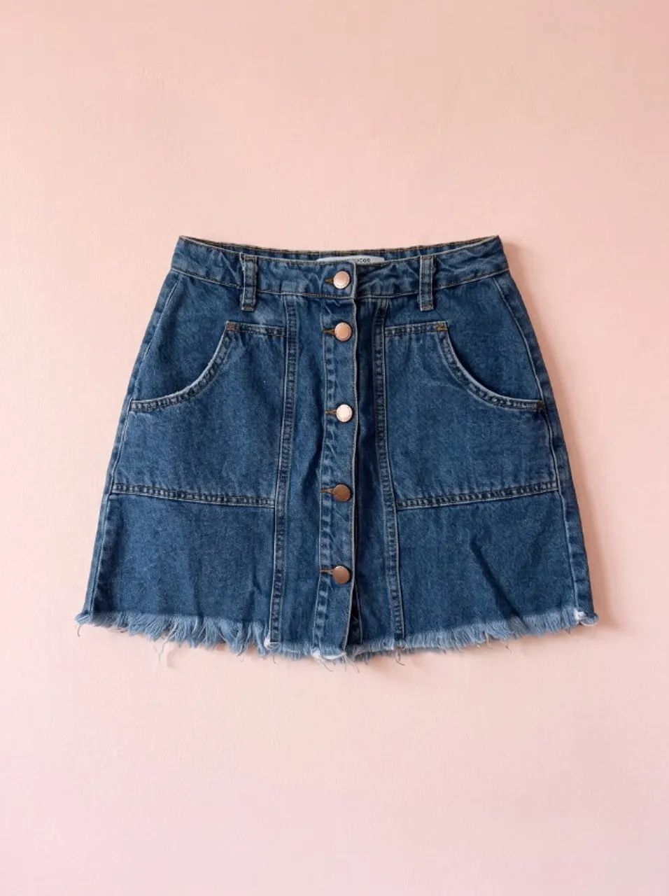 saia jeans tamanho 38