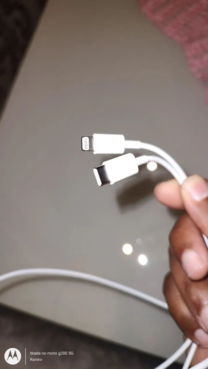 Cabo Original Apple USB-C para Lightning - Nunca Usado - Foto 2