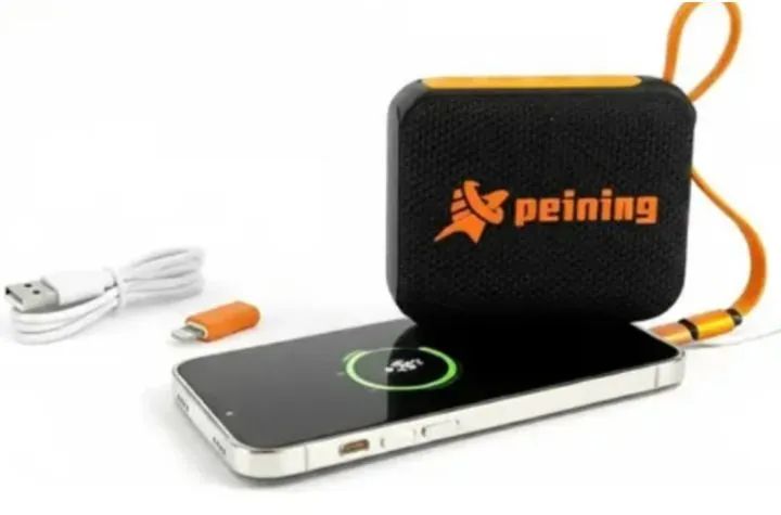 Caixa de som Bluetooth com Power bank imbutido  - Foto 2