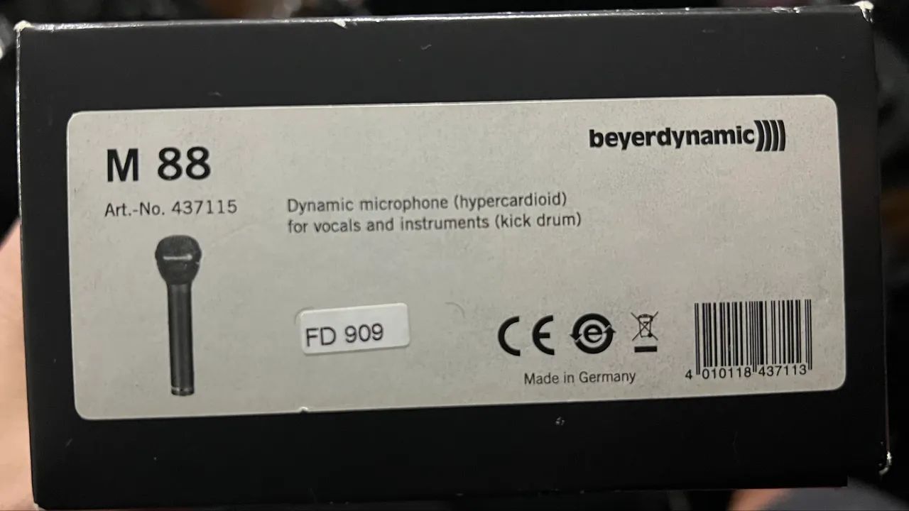 Microfone Beyerdynamic M88TG - Foto 3